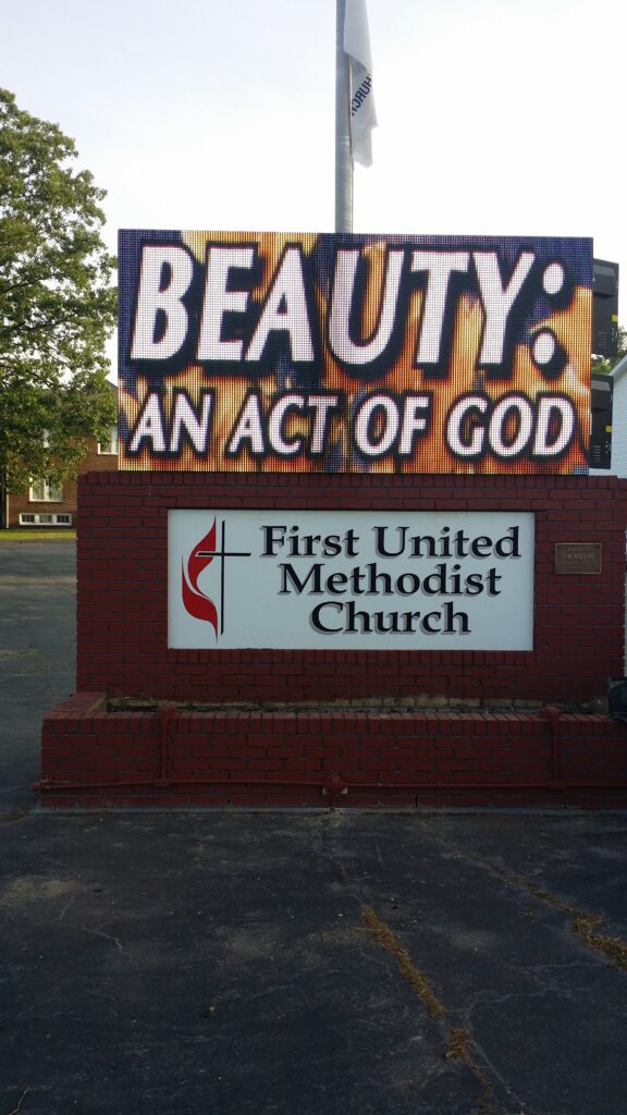 Church LED display - Red Bay COC 576x1024